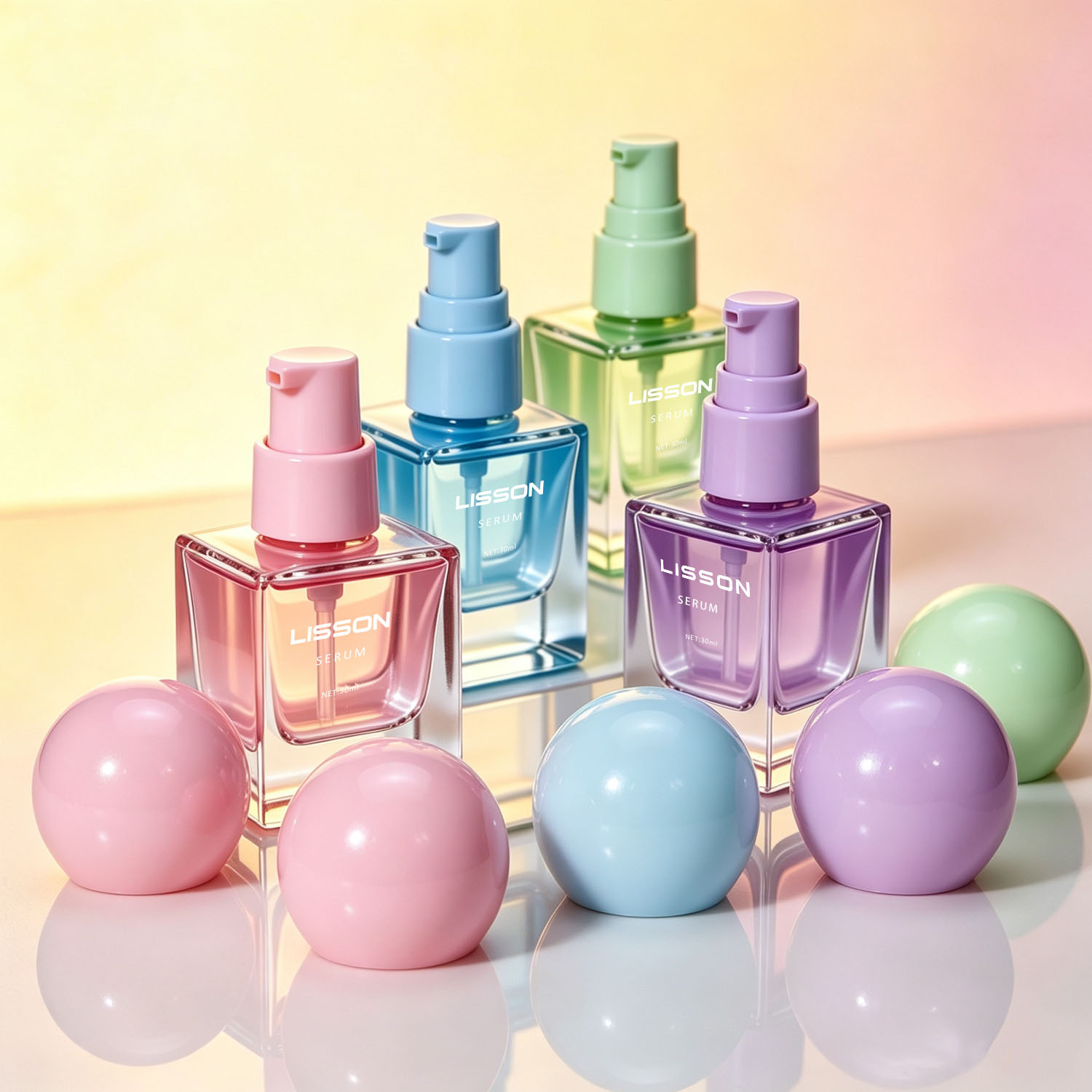 Square Perfume Spray Bottle
