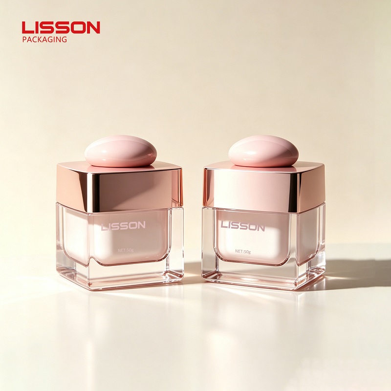 50g square glass cream jar 50g square glass cream jar